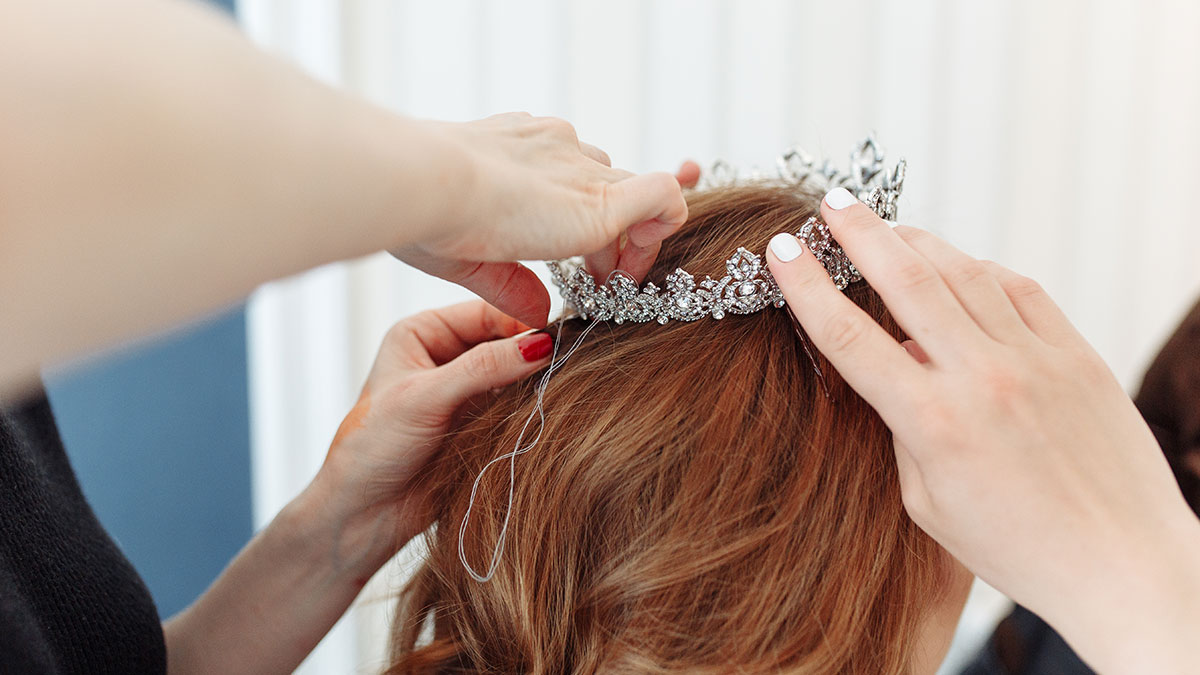 Hair style for wedding