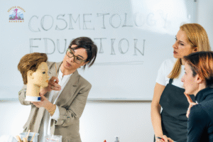 Beauty school cosmetology training session in Seattle WA