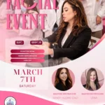 Facial event at Seattle Beauty Academy in March 2026