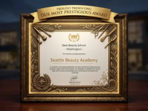 Seattle Beauty Academy has been named a winner of the 2026 Top 100 Beauty & Aesthetic Awards