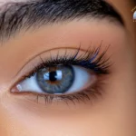 Anime-inspired lash extensions with wispy spikes