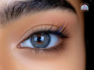 Anime-inspired lash extensions with wispy spikes