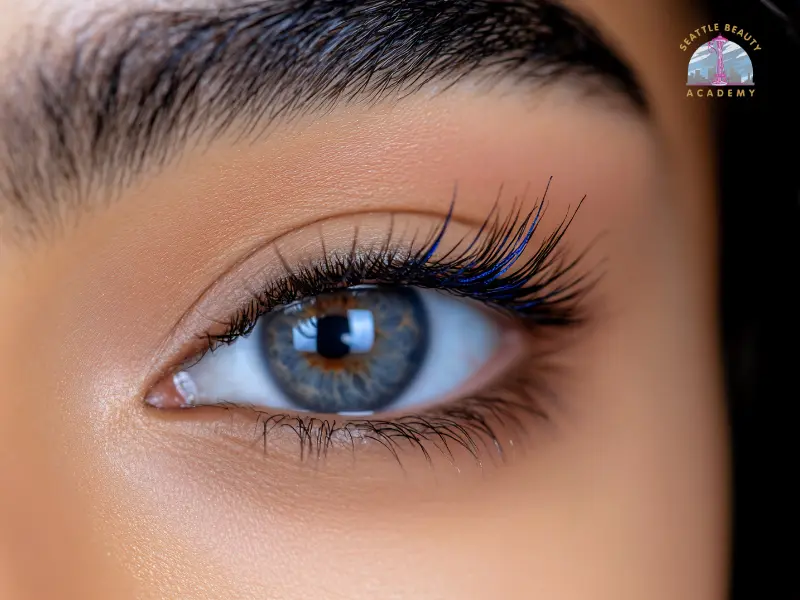 Anime-inspired lash extensions with wispy spikes