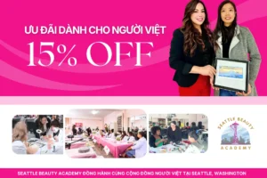 SBA _ Chương trình khuyến mãi khoá học làm đẹp seattle