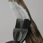 Hair color chemistry showing how hair dye interacts with the hair structure